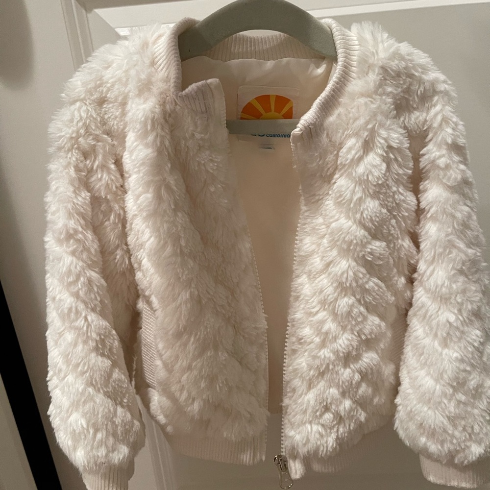 Toddler faux fur coat